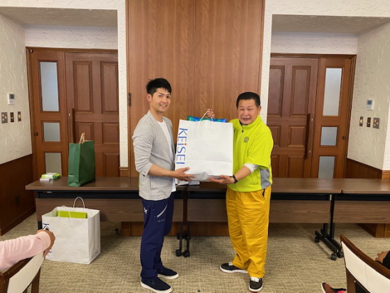 優勝者:日立若鳶会会長の反町剛矩様